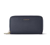 Lazarotti Bologna Leather Wallet RFID protection Leather 20 cm blue