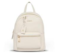 Lazarotti Bologna Women's City Backpack Made of Real Leather, Bag with Infinitely Adjustable Shoulder Strap, Backpack 22 cm, cream, Mittelgroße