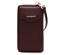 Lazarotti Bologna XL Leather Women's Wallet & Mobile Phone Case (2-in-1) | 16 Card Slots | for Hanging with RFID Protection 11 x 3.5 x 19 cm