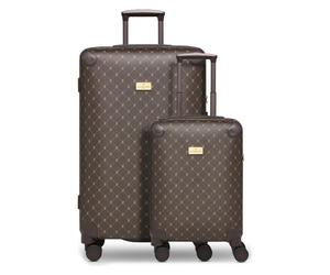 Lazarotti Palermo 4-wheel Suitcase set S+L brown