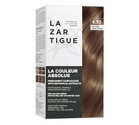 LAZARTIGUE LA COULEUR ABSOLUE - 6.30 Golden Dark Blond Permanent Hair Dye, Ammonia-Free Vegan Formula with Botanical Extracts, 100% Grey Coverage