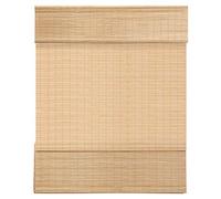 LazBlinds Cordless Bamboo Roman Shades, Light Filtering Window Treatment, Roll Up Bamboo Blinds for Windows, 35'' W x 60'' H