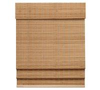 LazBlinds Cordless Bamboo Roman Shades, Light Filtering Window Treatment, Roll Up Bamboo Blinds for Windows, 30'' W x 60'' H
