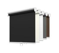 LazBlinds No Drill Cordless Roller Shades, 34x72, Black