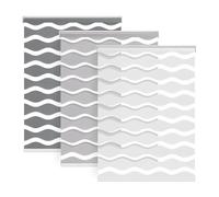 LazBlinds No Drill Cordless Zebra Blinds for Indoor Windows, Dual Layer Light Control Roller Shades for Day and Night, Light Filtering Sheer Shades for Home, 26" W x 48" H, Stone Grey