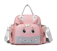 Lazeny Baby Changing Bag Backpack Nappy Diaper Bag Totes Rucksack Multifunctional Mummy Shoulder Bag Travel Back Pack, Waterproof Satchel Messenger Bag Organiser for Women Girl Daypack (Pink)
