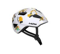 LAZER Pnut KinetiCore Kids Bike Helmet, Lightweight Bicycling Helmet for Children, Youth Unisex Cycling Head Gear, Diggers, One Size
