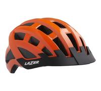 Lazer Compact Bicycle Cycle Bike Helmet Flash Orange - Unisize / 54-61cm
