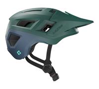 Lazer Coyote KinetiCore Mountain Bike Helmet in Matte Green and Blue L