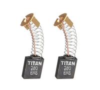 LAZER ELECTRICS Motor Carbon Brushes Pair for Titan TTB280DRH Breakers (6 x 16 x 16mm)