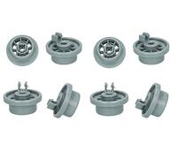 LAZER ELECTRICS Premium Quality Lower Basket Wheel For Creda 47918, Hotpoint, Indesit Dishwashers (8 Pack)