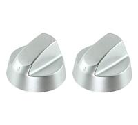 LAZER ELECTRICS Silver Grey Control Knobs/Dials for Fagor Oven Cooker & Hob (Pack of 2)