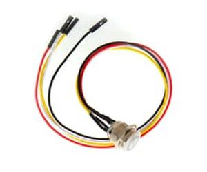 Lazer3D LZ7 16mm Vandal LED Switch Pre-Wired - Red