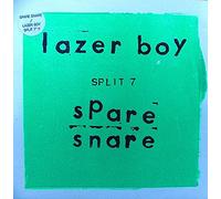 Lazerboy - AYE AYE CAPTAIN/HAIRCUT 7" (45) UK CHUTE 1996 2 TRACK SPLIT RELEASE IN HAND PAINTED SLEEVE WITH INSERT (CHUTE006) PIC SLEEVE