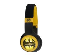 Lazerbuilt Batman DC 2in1 Bluetooth & Wired Light-Up Headphone - Black/Yellow Lazerbuilt Multicolor
