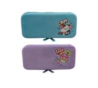 Lazerbuilt Squishmallows Cam the Cat & Lola the Unicorn Soft Travel Case Set for Nintendo Switch Consoles, Multi