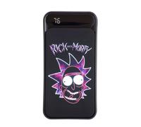 Rick And Morty 10,000 mAh Light-Up Power Bank. Charge Up To 2 Phones At Once. LCD Power Indicator Display. 4 Full Device Charges On The Go. 2x USB-A Outputs. Compatible With Apple, Samsung And Huawei.