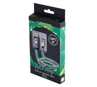 Lazerbuilt | Rick and Morty USB to Lightning Charging & Data Sync Cable With Flowing Night 1.2M