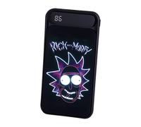 Rick And Morty 10,000 mAh Light-Up Power Bank. Charge Up To 2 Phones At Once. LCD Power Indicator Display. 4 Full Device Charges On The Go. 2x USB-A Outputs. Compatible With Apple, Samsung And Huawei.