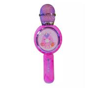 Squishmallows Lola The Unicorn Karaoke Microphone for Kids and Adults. Great Fun. with Colourful Flashing LED Lights, Built-in Bluetooth Speaker, MicroSD Playback and 10 Metres Range.