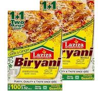 Lazi-za Biryani Masala 100G Receipe and Seasoning Mix, Authentic Biryani Masala Powder Product of Pakistan (Pack of 2)