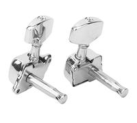 Lazimin Guitar String Tuners, 6pcs Guitar Tuning Pegs 3R 3L Semiclosed String Tuners Machine Head Professional Parts for Fix Strings and Improve the Sound of Strings