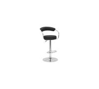 Lazio Matt Black Bar Stool Black
