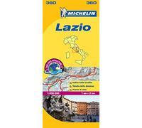 Lazio - Michelin Local Map 360: Map (Michelin Local Maps)