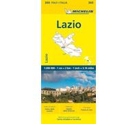 Lazio - Michelin Local Map 360: Straßen- und Tourismuskarte 1:200.000