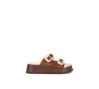 'Lazio' Suede Sandals Dune London Tan 5
