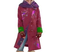LAZIRO Autumn And Winter New Women'S Mid-Length Printed Single-Breasted Commuter Tops Long-Sleeved Jacket