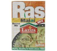 Laziza Rasmalai Dessert Mix Saffron, 75-Gram Boxes (Pack of 6) by Laziza