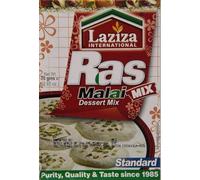 Laziza Rasmalai Dessert Mix Standard 75g - Instant Traditional Indian Sweets Mix | Creamy Milk Dessert | Easy to Prepare