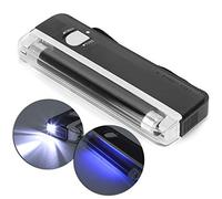 Lazmin Portable Counterfeit Money Detector with UV Light, Battery Powered Money Detector Handheld Bill Checker Tester