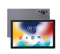 Lazmin112 10.1 Inch Tablet, 8GB RAM 256GB ROM 1200x1920 Resolution Smart Calling Tablet with Dual Cameras, 8000mAh Portable Tablet PC for Android 14.0 (Metallic Gray)
