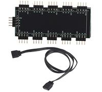 Lazmin112 10-Channel RGB Hub, 12V 4-Pin/5V 3-Pin PC MOD Motherboard RGB Fan Extension Cable (12V 4-pin)