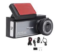 Lazmin112 1080P Triple Dash Cam, Front Rear Inside Car DVR with 170° Wide Angle Night, 2.0 Inch HD Screen, 3 Channel Recording, for Cars with App Connection