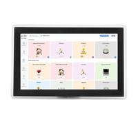 Lazmin112 15.6 Inch WiFi Digital Calendar, HD Touchscreen Interactive Display Smart Family Planner with Photo Frame and Art Gallery, for Seamless Scheduling Home Organization (GB Plug)