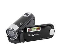 Lazmin112 16MP DV Camera with 2.7in Rotatable Screen, 1080P Video, 16x Digital Zoom, USB Cable, Selfie Feature, Large Capacity, for Recording Moments (Black)