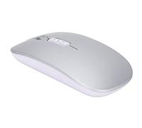 Lazmin112 2.4G Wireless Voice AI Smart Mouse, Portable Computer Cordless Mouse 1600DPI Voice Input Translation for Office Laptop Computer (Silver)