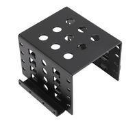 Lazmin112 2.5in HDD SSD Mounting Bracket, 2.5in to 3.5in Adapter Hard Drive Holder, Aluminium Alloy Hollow Design Hard Drive Storage Bracket, HDD Mounting Rack, for IDE HDD SSD