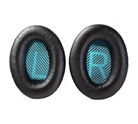 Lazmin112 2pcs Ear Pads, Premium Faux Leather Sponge Headphone Cushions, Soft Durable, Easy to Clean, Ideal Replacement, Compatible for QC15 QC25 QC35 AE2 AE2I AE2W