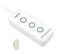 Lazmin112 3 Key Mini Keyboard, Customize Mouse Multimedia String Macro Functions for Quick Operations, with USB Cable and Magnetic Design for Gaming Office Work (HK33UBM Black)