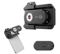 Lazmin112 300X Phone Microscope Lens, Phone Micro Lens, 18 LED Light, 19 Lighting Modes, CPL Filter, Universal Clip, for Plants, Coins, Jewelry