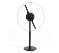 Lazmin112 3D Hologram Fan, 12.48 Inch Holographic Fan Projector with WiFi Remote Control, 234 LED Beads 1024x234 Resolution, with Custom Video Editing Software, for Display Exhi (GB Plug)