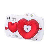 Lazmin112 4K Digital Camera, 64MP, Dual Screen, 18X Digital Zoom, Video Recording, Autofocus, WiFi Sharing, Fill Light, 1200mAh, Video Camera, for Travel, Outdoor, Photography (Pearl White)