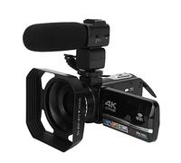 Lazmin112 4K Video Camera Camcorder, 1080P HD Digital Camera Recorder, 18X Digital Zoom Vlogging Camera with External Microphone, 3 Inch Rotatable Screen, Remote Control