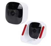 Lazmin112 4MP 2K Window Security Camera, 2 Pack Adhesive Design No Drill WiFi Indoor Camera with AI Color Night and Human Detection, for Home Security Apartment Office Monitoring