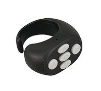 Lazmin112 5.3 Smart Ring Controller, Wireless Remote Control Page Turner for, Electronic Book with Rechargeable Battery, 10m Control Distance (Black)