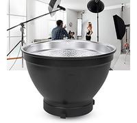 Lazmin112 55° Standard Reflector for Mount Photography Light, Aluminum Alloy, Silver Reflector, Ideal for Portrait, Pets, Flowers, Fixed Altitude